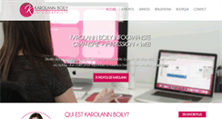 Desktop Screenshot of karolannboily.com